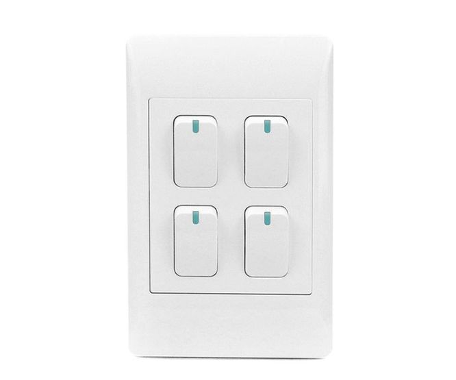 Wall Switch 4 Lever 1 Way Sti 1025