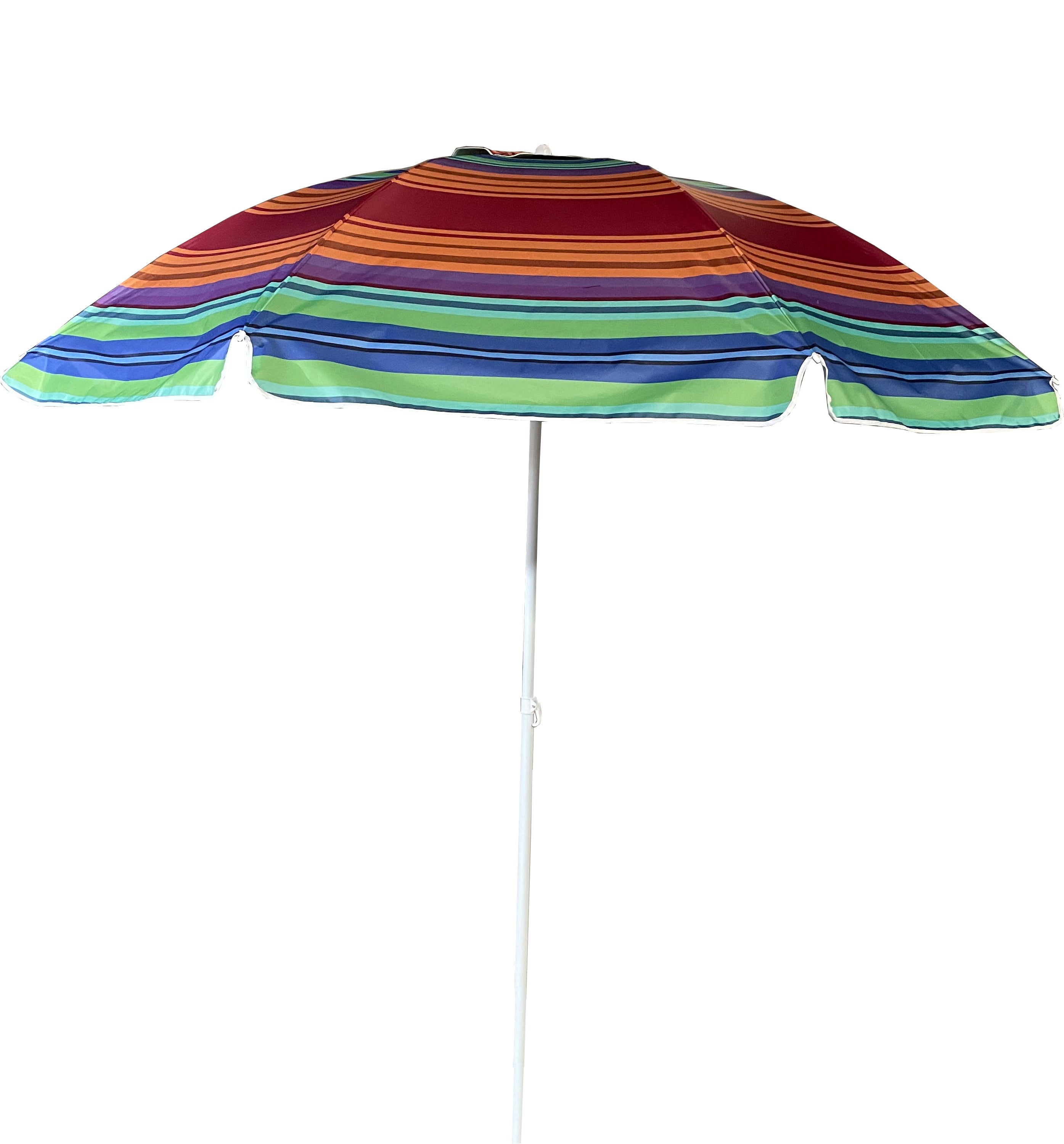 Beach Umbrella Silver Coated 256cm - Livestainable.co.za