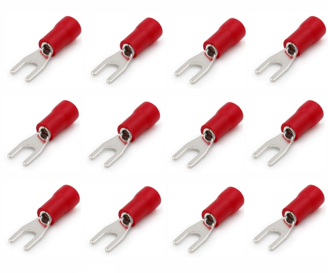 Pre Insulated Crimp Fork Terminal Red 4.3mm 1 K/Bag Sv 1.25 4 S