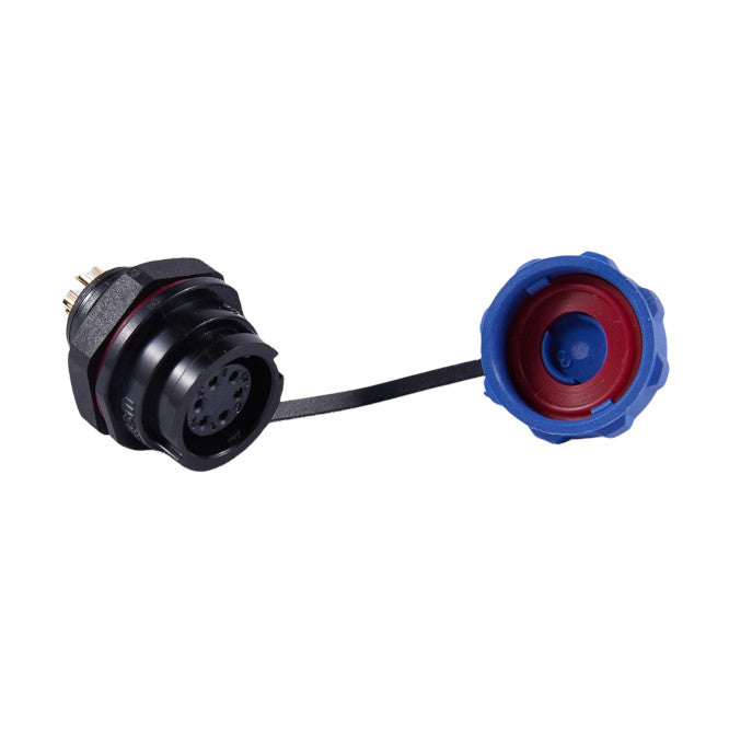 Panel Mount Socket / Female 6 P Ip67 Bayonet Sy1312/S 6