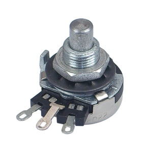 Potentiometer S/T Log P/M 21mm 220 K T21 Ah M0607 224 B