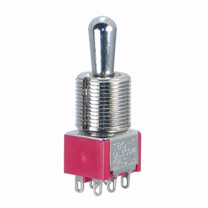 Mini Toggle Switch Dpdt 3 Pos Solder T80 T 8012 Zbqe