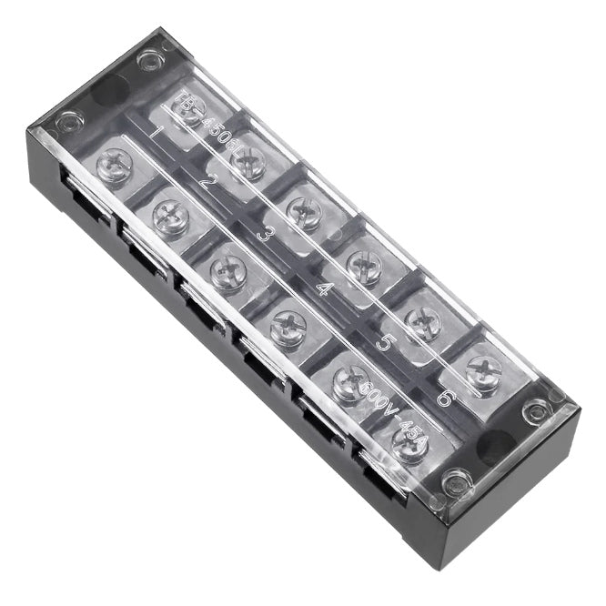 Barrier Terminal Block 600 V 45 A 6 W Tb 4506 L