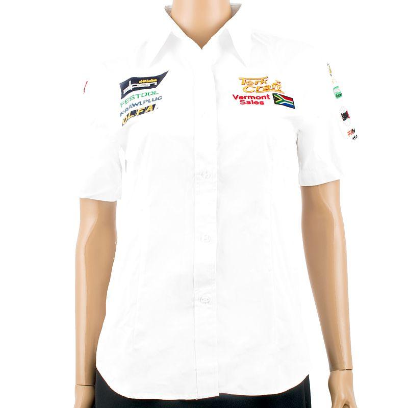 Ladies Blouse White 3/4 Medium - Livestainable.co.za