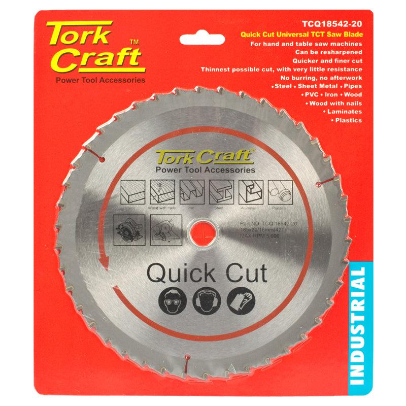 Universal Quick Cut Tct Blade 185 X42 T 20 16 - Livestainable.co.za
