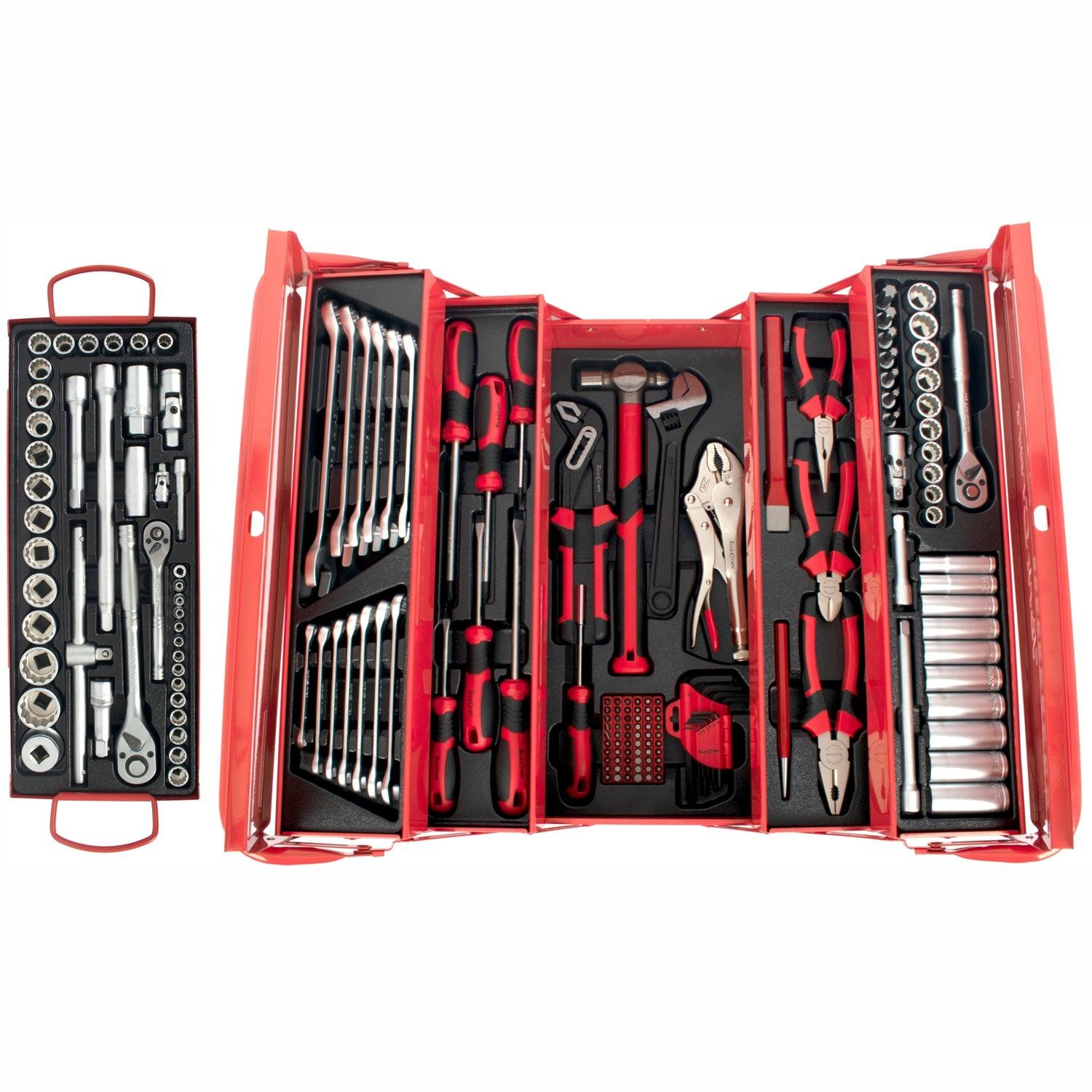 Mechanics Cantilever Tool Box 172 Pc 6 X Tray 470 X220 X230 Mm - Livestainable.co.za