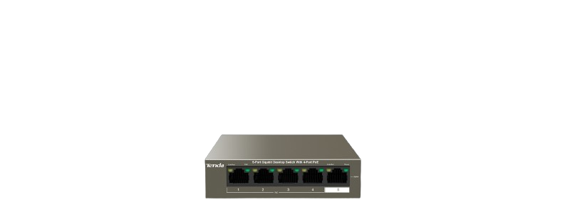 Tenda 5-Port Gigabit Desktop Switch With 4-Port PoE