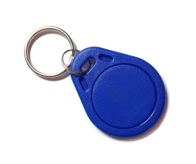 Keychain / Fob Rfid Tag Tk4100 125 K Hz Blue 33x40mm Kf Tk4100 125 K Hz