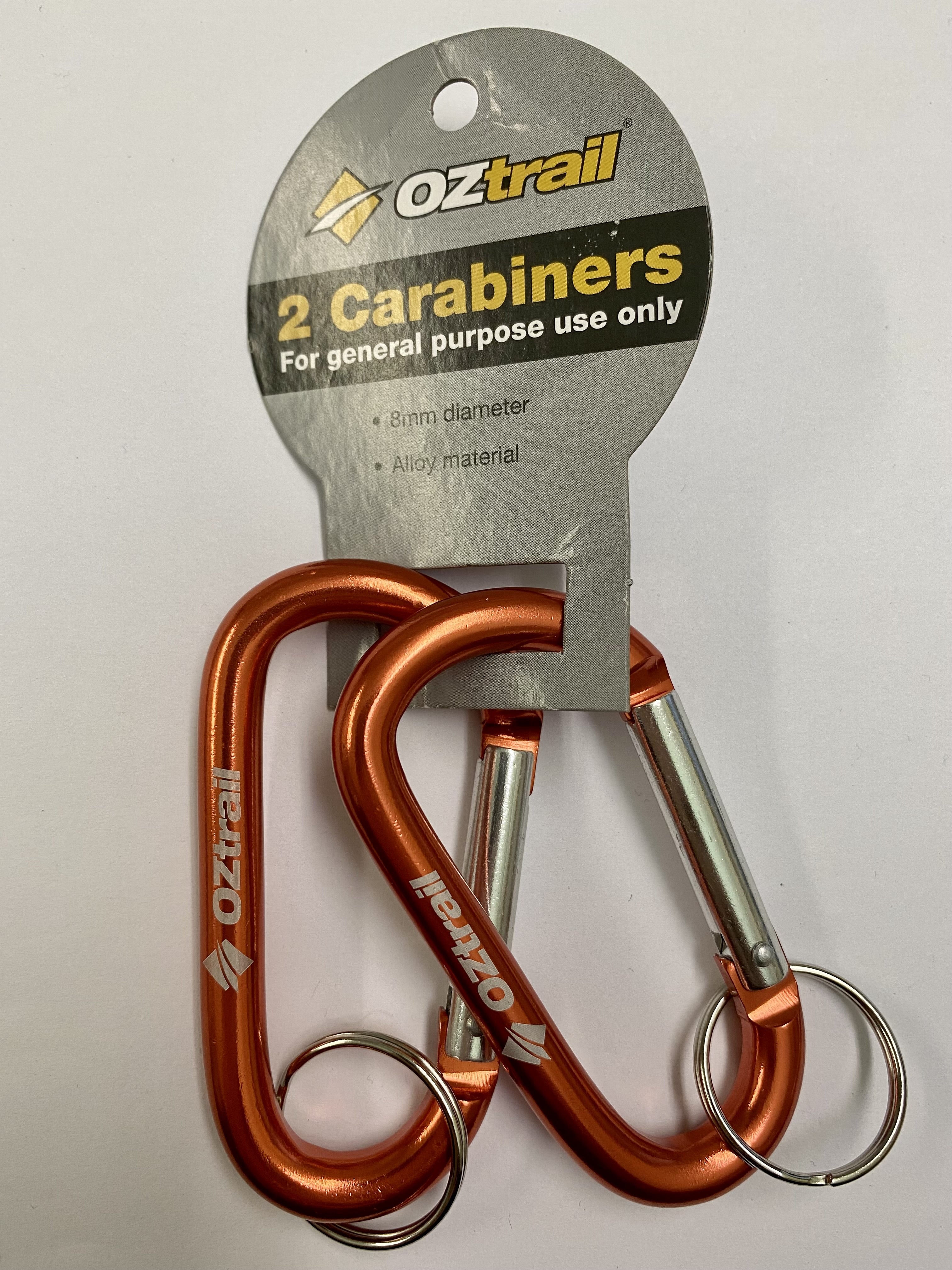 Carabiner 8mm, 2 Pack - Livestainable.co.za