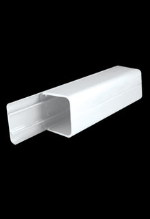 75x75mm White Pvc Trunking, 3m Length