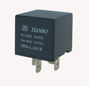 Relay Spst 40 A 24 Vdc Rect 4 Plu Trv4 L 24 V H