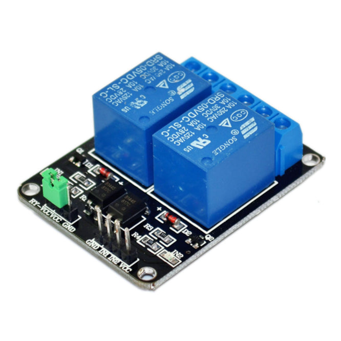 2 Ch Relay 5 V Coil, Module Board (Active Low) Ts0817