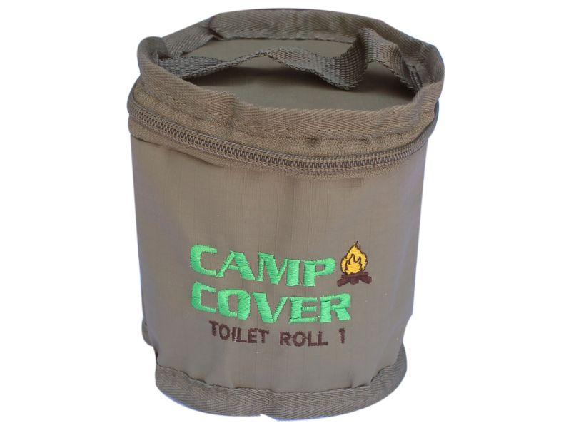Camp Cover Toilet Roll Holder Ripstop Single 1 Roll Khaki - Livestainable.co.za