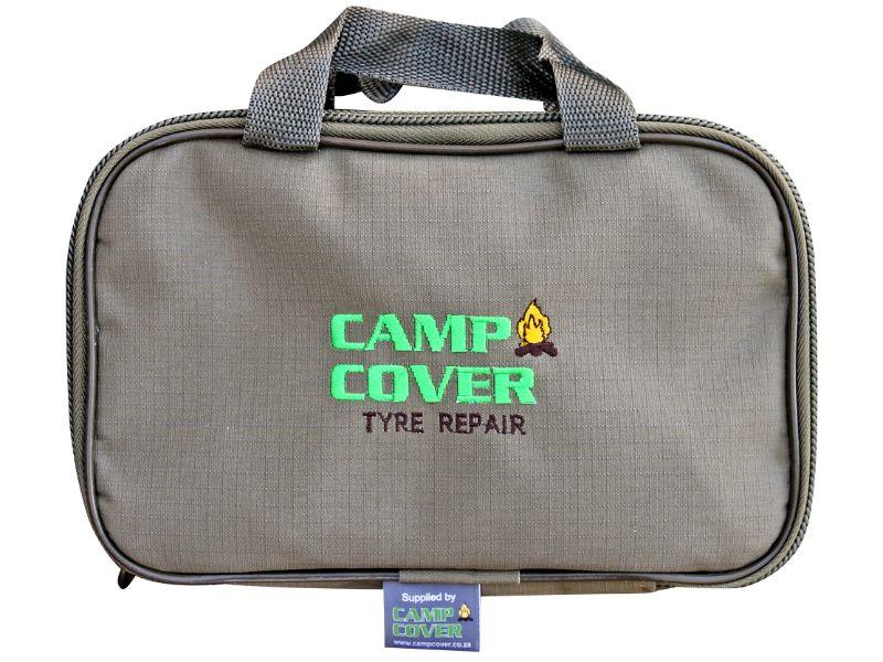 Camp Cover Tyre Repair Kit Bag Ripstop Khaki - Livestainable.co.za