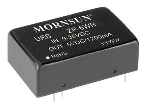 Dc Dc Converter Dip I=9 36 O=12 6 W Urb2412 Zp 6 Wr3