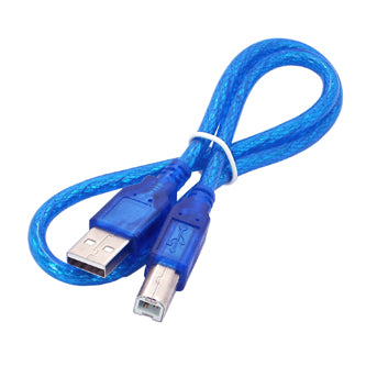 Usb Lead A Plug To B Plug 0.5m Blue 12600009
