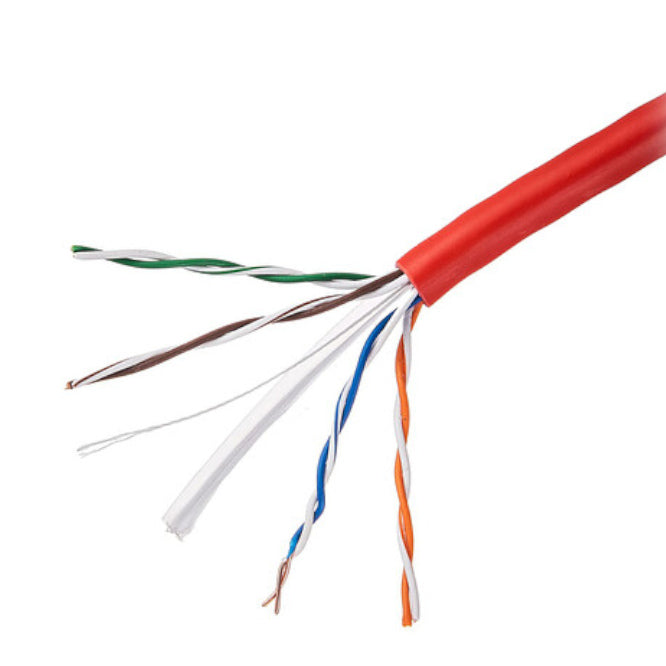 Cat5e Utp Ethernet Cable No Screen 8 C Stranded Red Utp4 V5 Rs