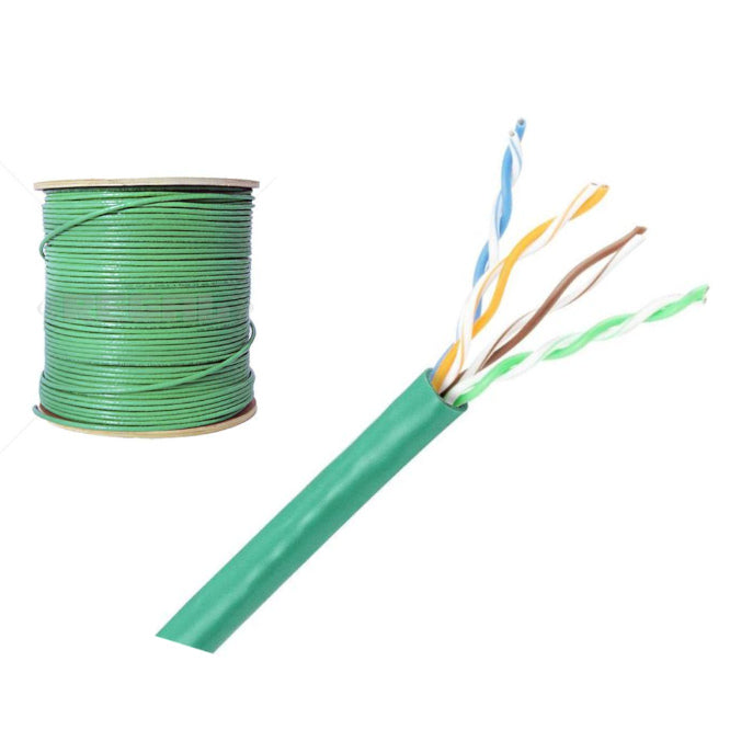 Cat5e Utp 8 C Ethernet Stranded Cable Unscreened Green 500m/Drum Utp5 Efgr