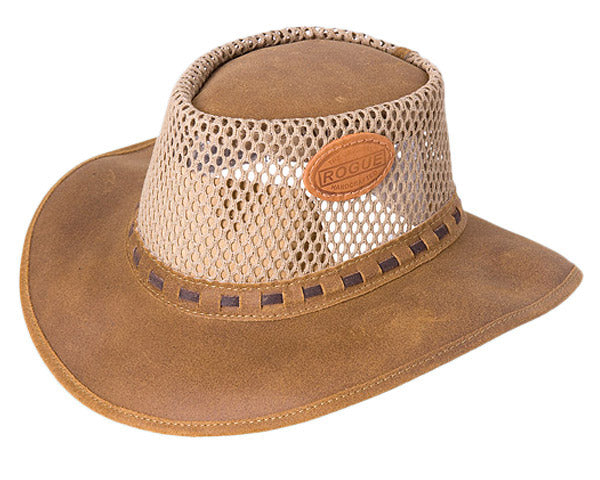 Rogue Hat Breezy Pampalona Suede Khaki L
