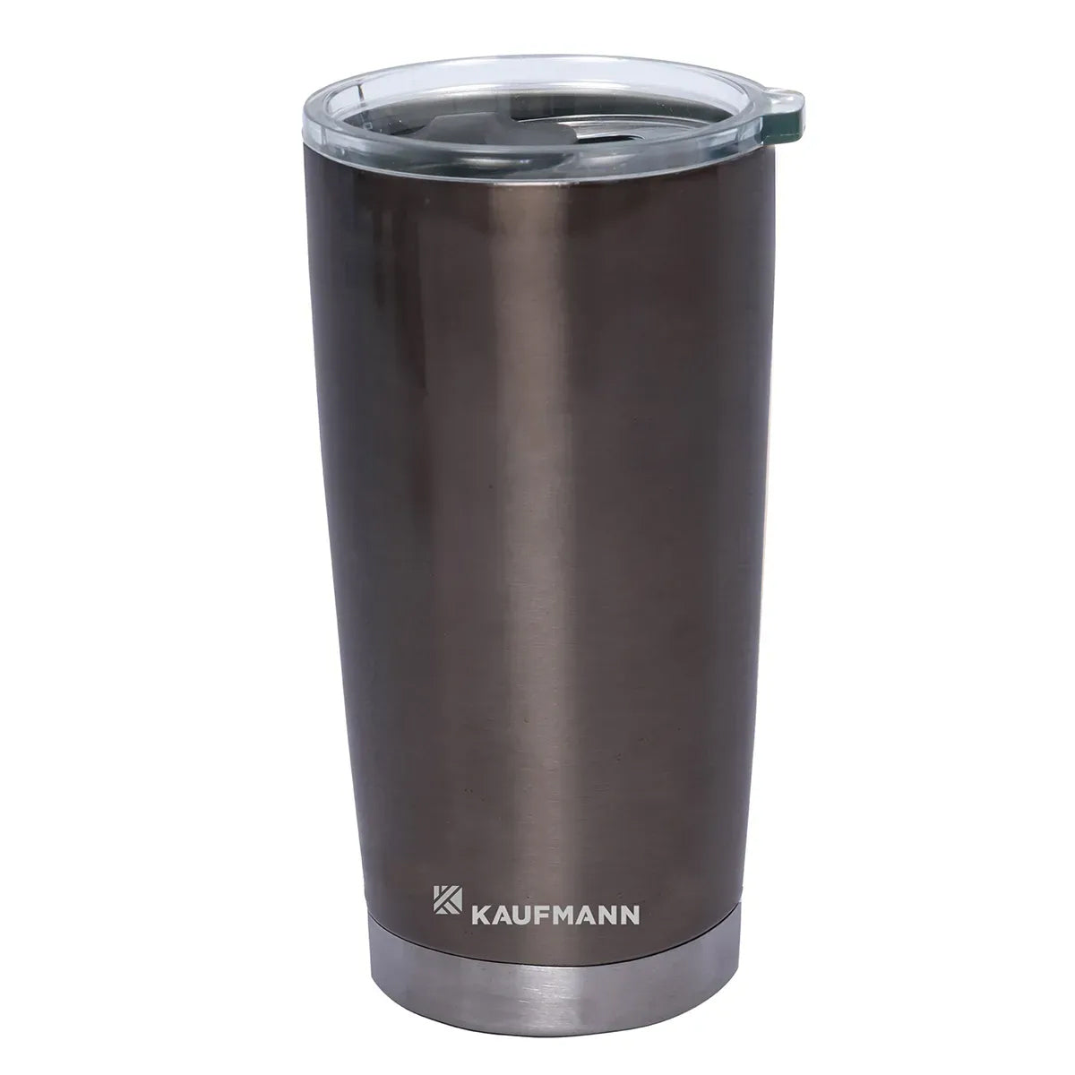 Kaufmann Tumbler Dbl Wall With Lid Gry 450 Ml