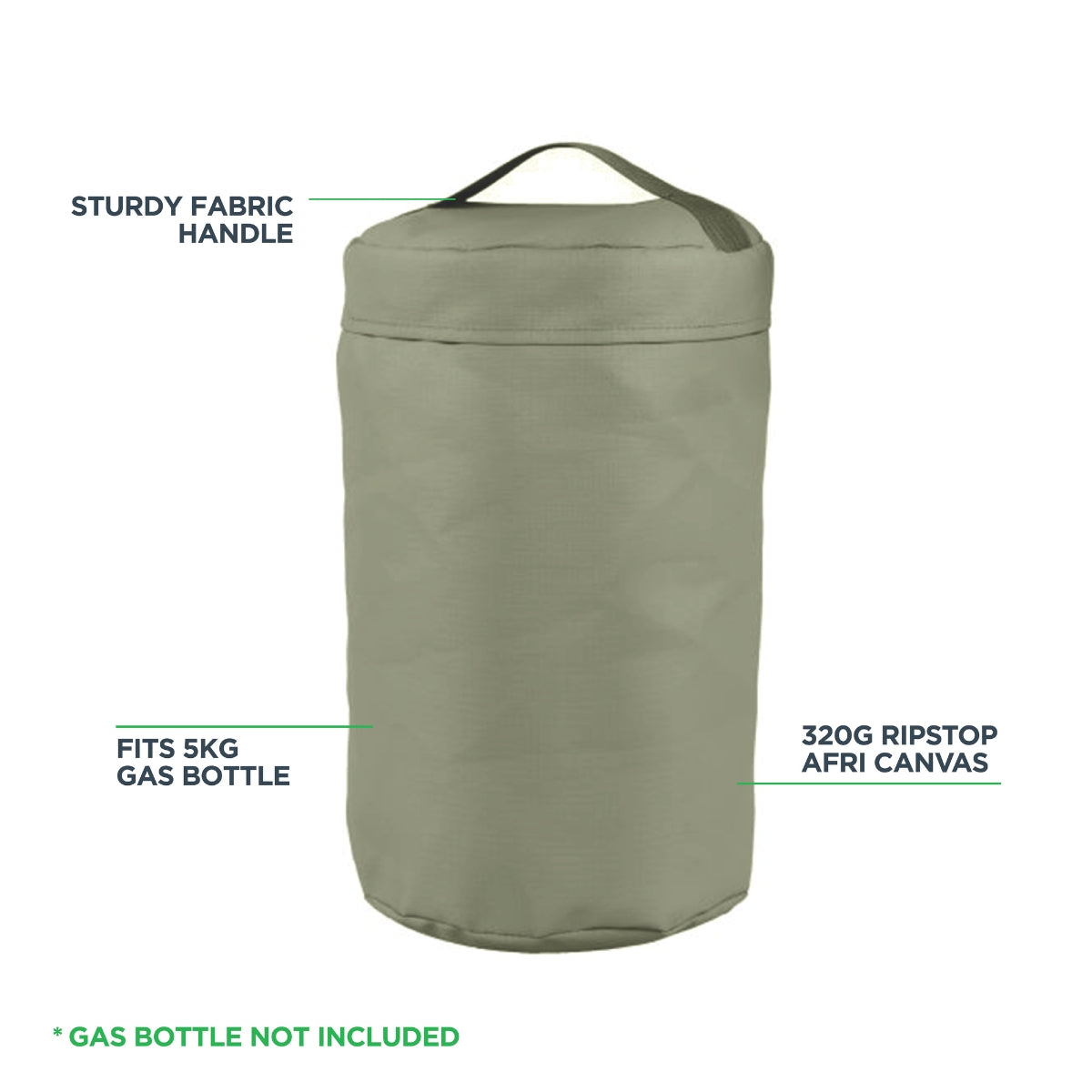Kaufmann X Afri Canvas Gas Cylinder Bag 5 Kg