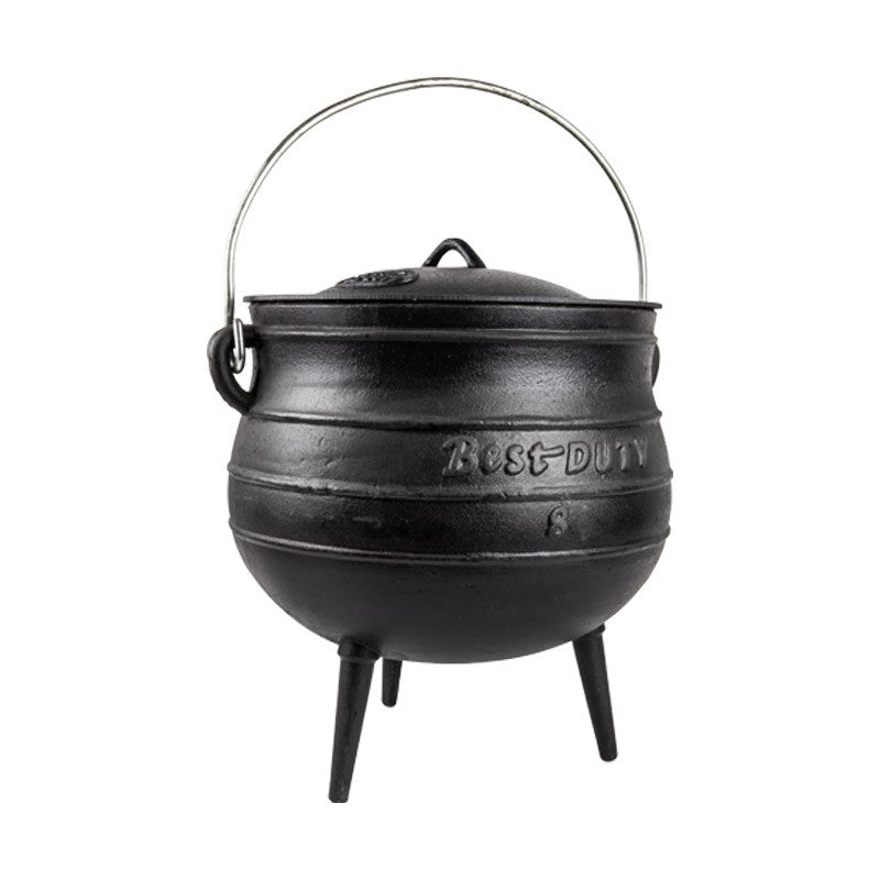 Bestduty Pot 3 Leg Oil Cured C/I No.8 18.5 L 22.0 Kg