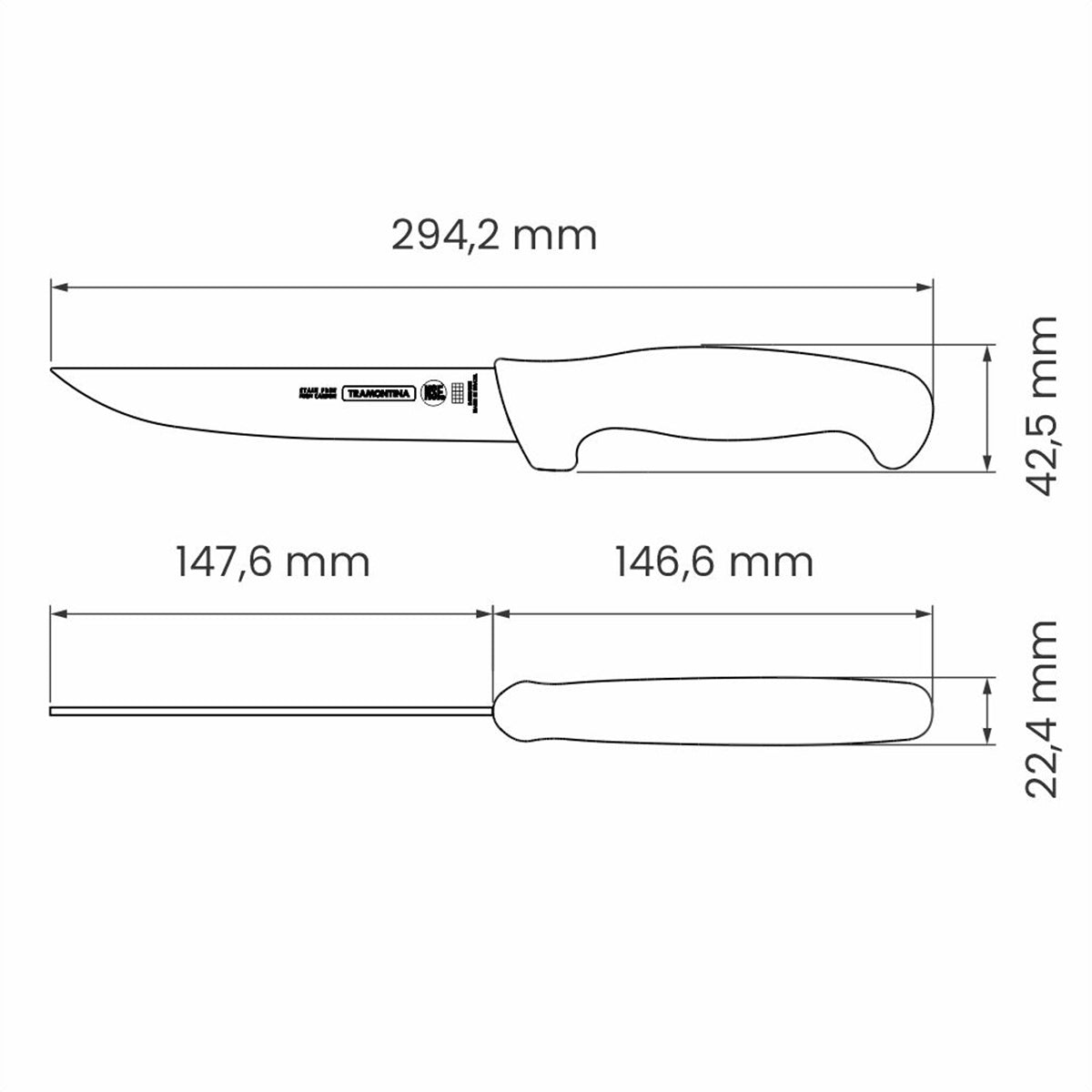 Tramontina Professional Boning Knife 15 Cm White