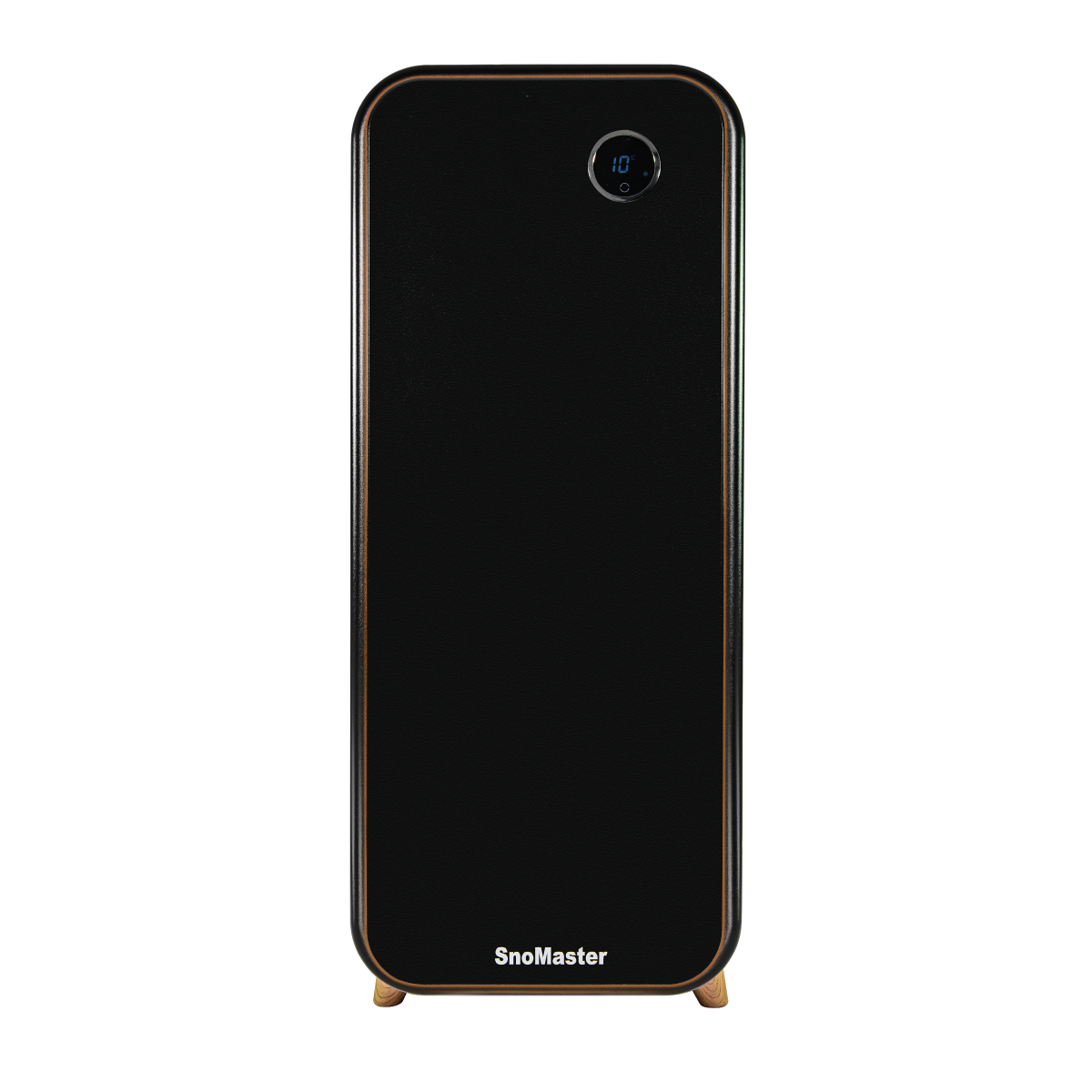 SnoMaster - 14 Bottle Solid Door Single Zone Retro Wine Cooler - Black (VT-19DBPRO) - Livestainable.co.za