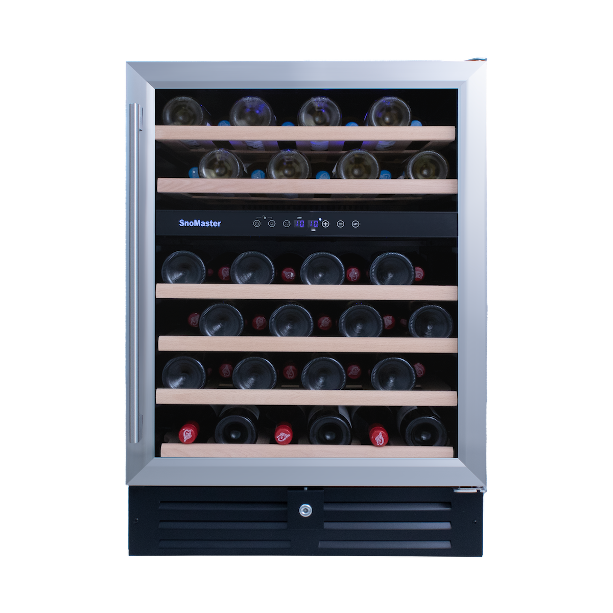 SnoMaster - 46 Bottle Dual Zone Wine Cooler (VT-46) - Livestainable.co.za