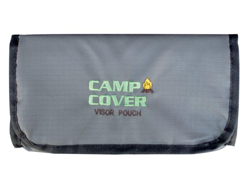 Camp Cover Visor Pouch Ripstop Charcoal - Livestainable.co.za