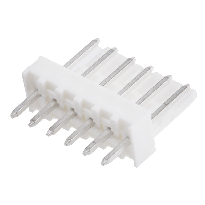 Header Sil Straight 6 W F/L 2.54mm White W2542 L 06