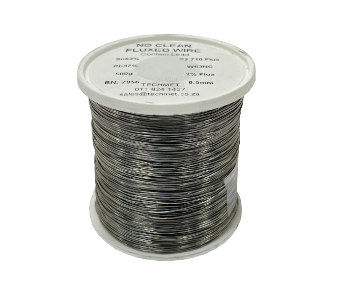 Solder Wire Leaded No Clean 0.5mm 500 G Rolls W63 Nc0505 500g