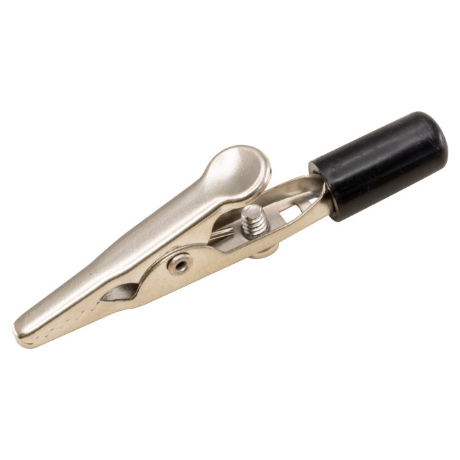 Crocodile Clip Black With 4mm Banana Socket Entry Wd031 Bk