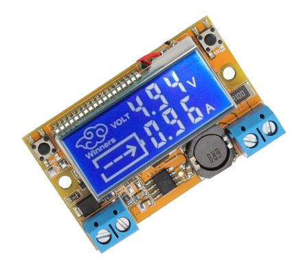 Dc Dc Converter W/Lcd Display I=5 23 O=0 16.5 @ 3 A 180700