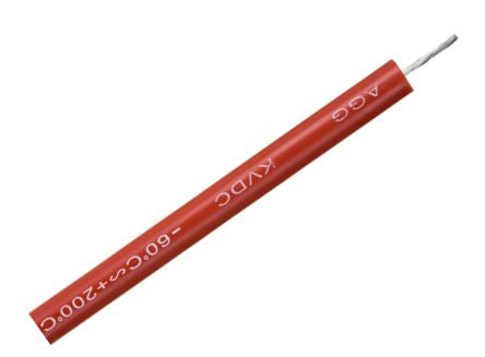 High Voltage Wire Hv/Ht 50 Kv Red Ty 50 Ul3239 22 Awg 50 Kv Rd