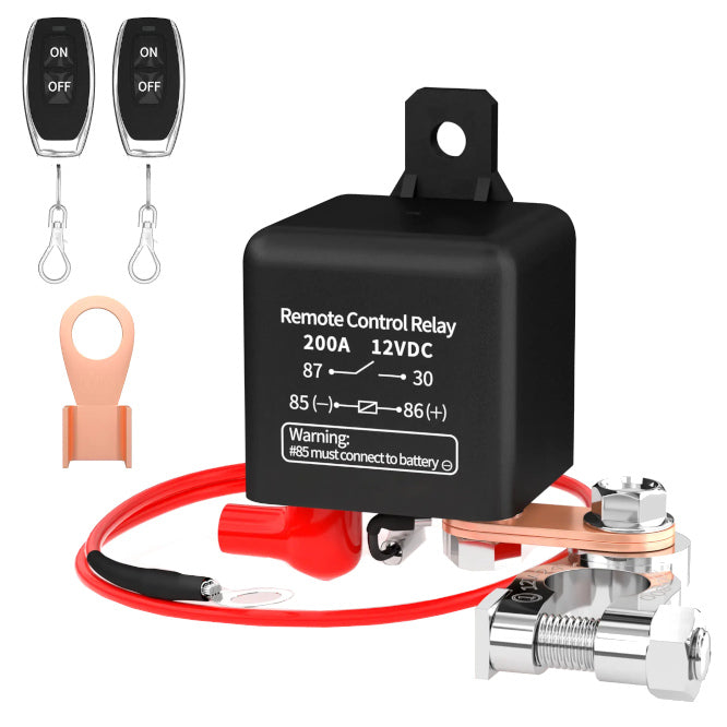 Car Starter Relay Switch Spst N.O 12 V 200 A 4 Pin Wm686 200 A 12 Vdc