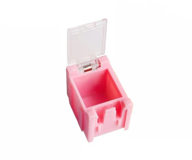 Mini Storage Box 25 X31.5 X21.5 Mm Pink Wt 1 Pk