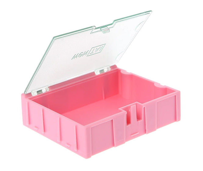 Mini Storage Box 75 X63 X21.5 Mm Pink Wt 3 Pk