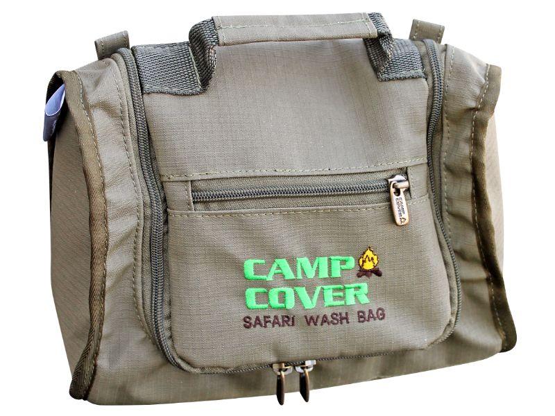 Camp Cover Wash Bag Safari Ripstop Khaki - Livestainable.co.za