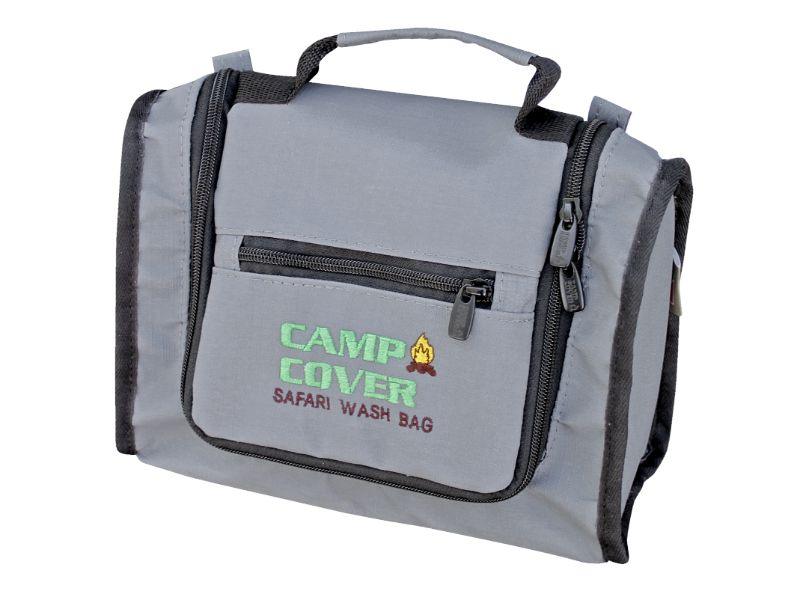Camp Cover Wash Bag Safari Ripstop Charcoal - Livestainable.co.za