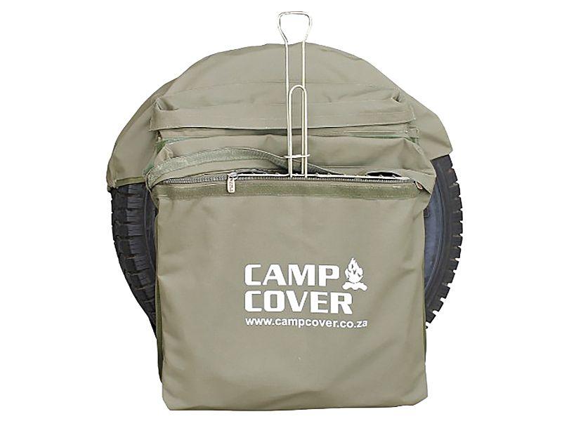 Camp Cover Wheel Bin Safari Ripstop Large Khaki - Livestainable.co.za