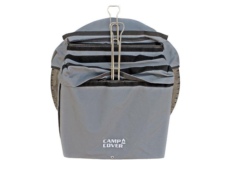 Camp Cover Wheel Bin Safari Ripstop Large Charcoal - Livestainable.co.za