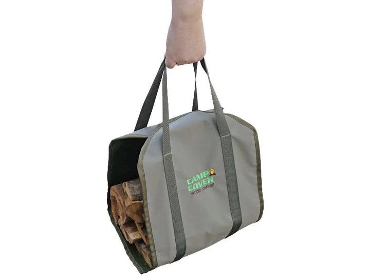 Camp Cover Wood Carrier Khaki - Livestainable.co.za