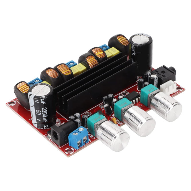 Digital Audio Power Amplifier 2 Ch + Slave 2x50 W + 1x100 W 15 26 V Xh M139