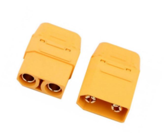 Battery Connector Plug & Socket Set 2 P In Line 45 A Xt90 H F