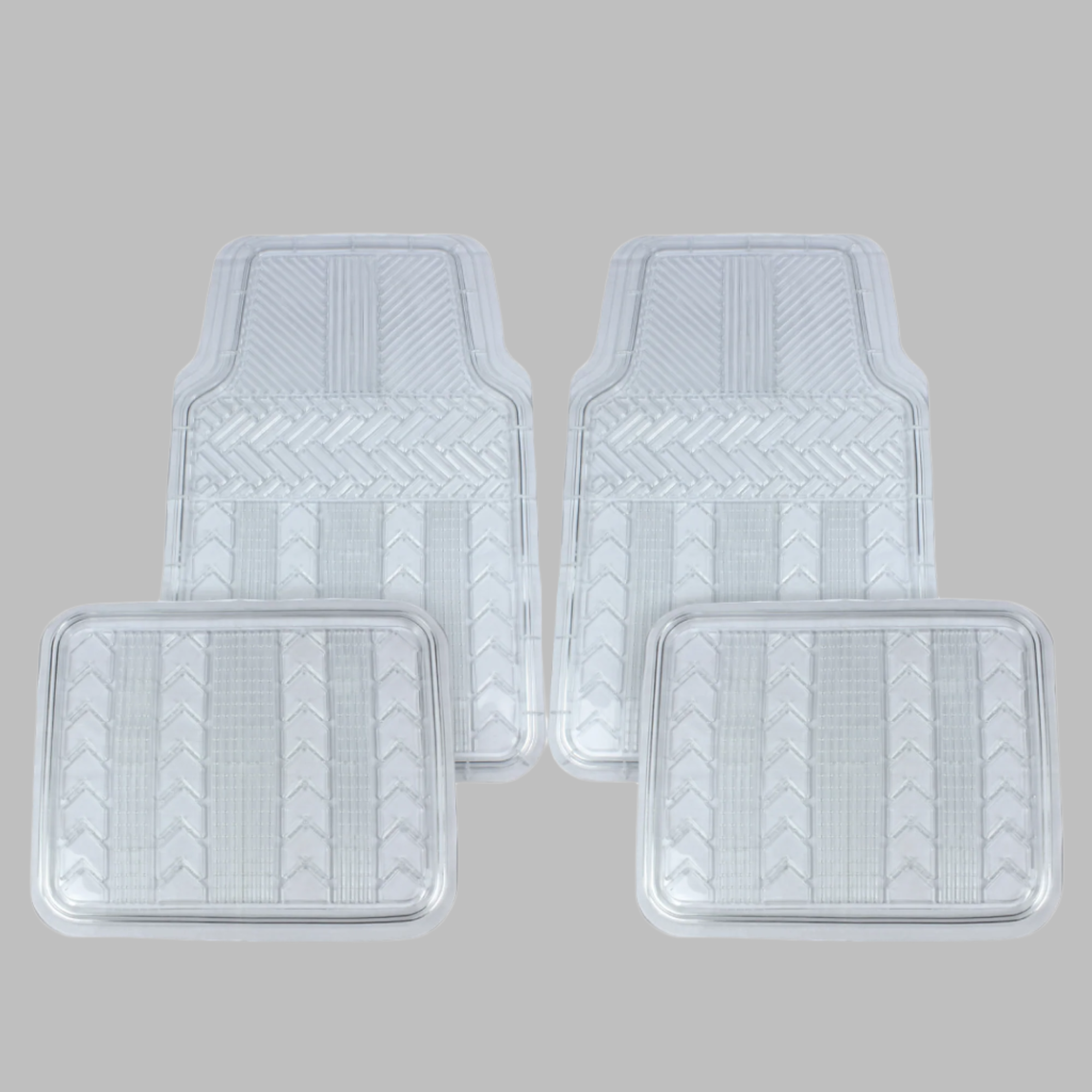 Car Mat Set 4 Pc Set Techno Clear