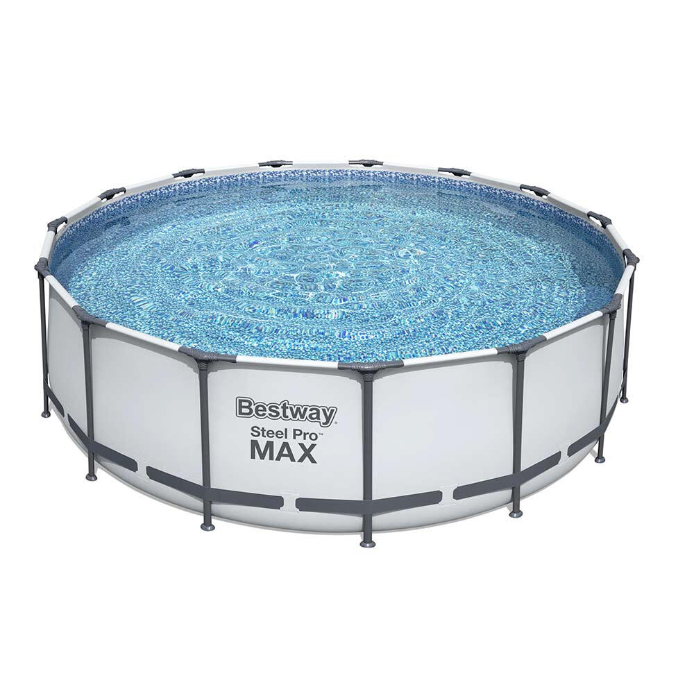 Max Frame Pool Set Grey 16.015 L 457cm X 122cm - Livestainable.co.za