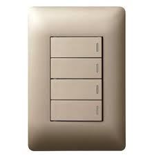 4 Lever Switch And Cover 1 Way