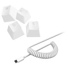 Pbt Keycap + Cable Upgrade Set Mercury Wht - Livestainable.co.za