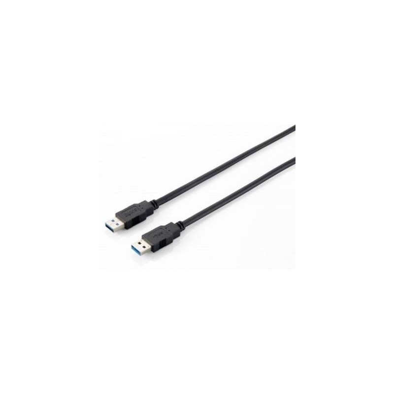 Equip USB 3.0 Male to Male Cable 1M Black Double Shielded
